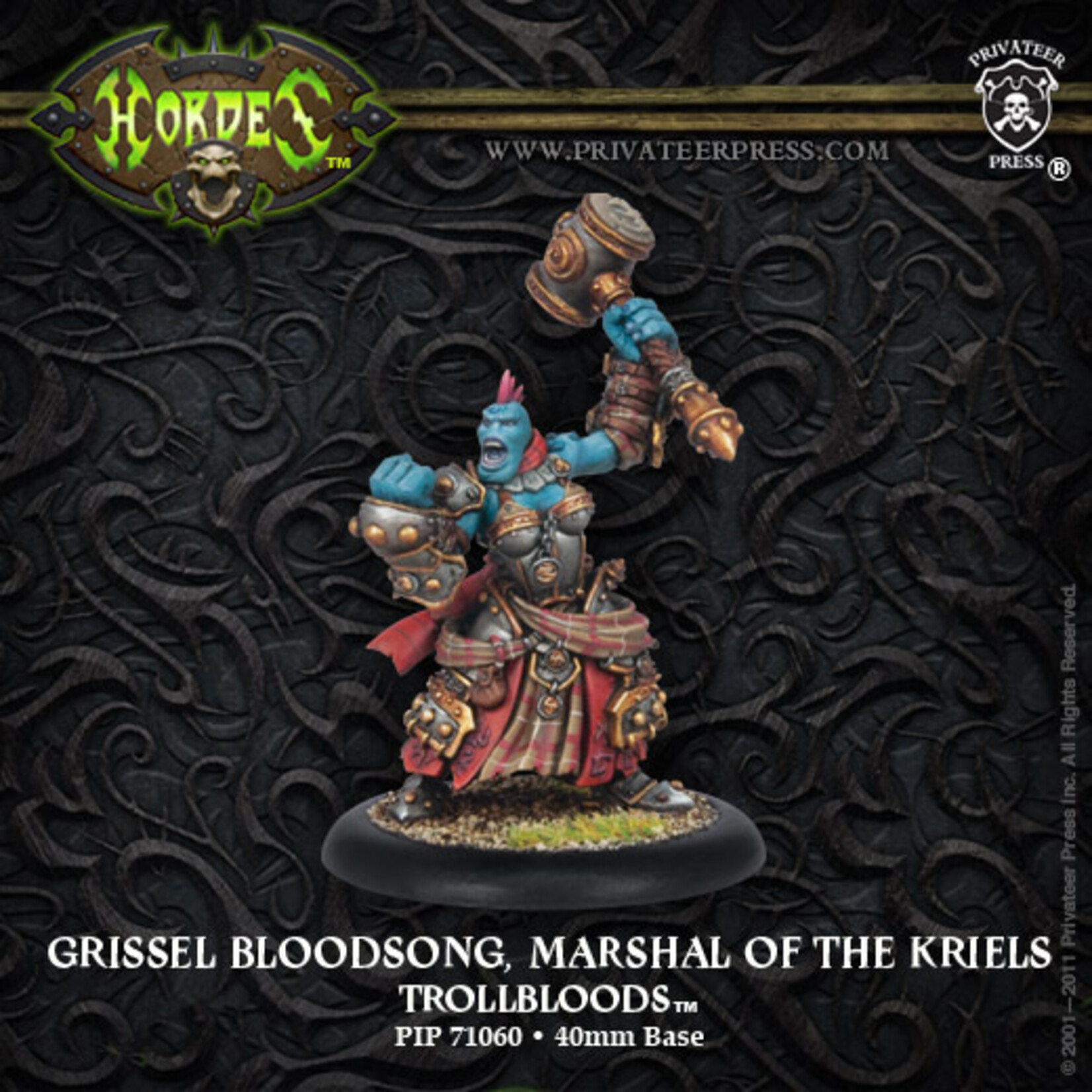 Privateer Press Grissel Bloodsong, Marshal of the Kriels