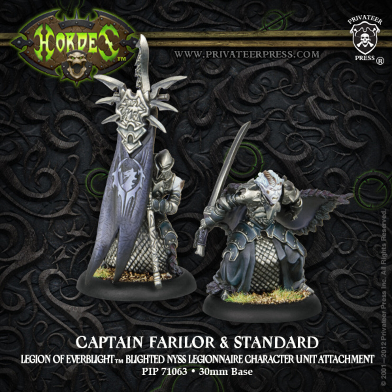 Privateer Press Captain Farilor & Standard