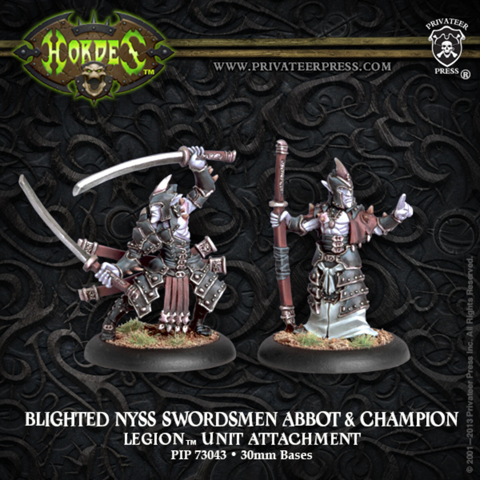 Privateer Press Blighted Swordsmen Abbott and Champion