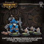 Privateer Press Captain E. Dominic Darius & Halfjacks