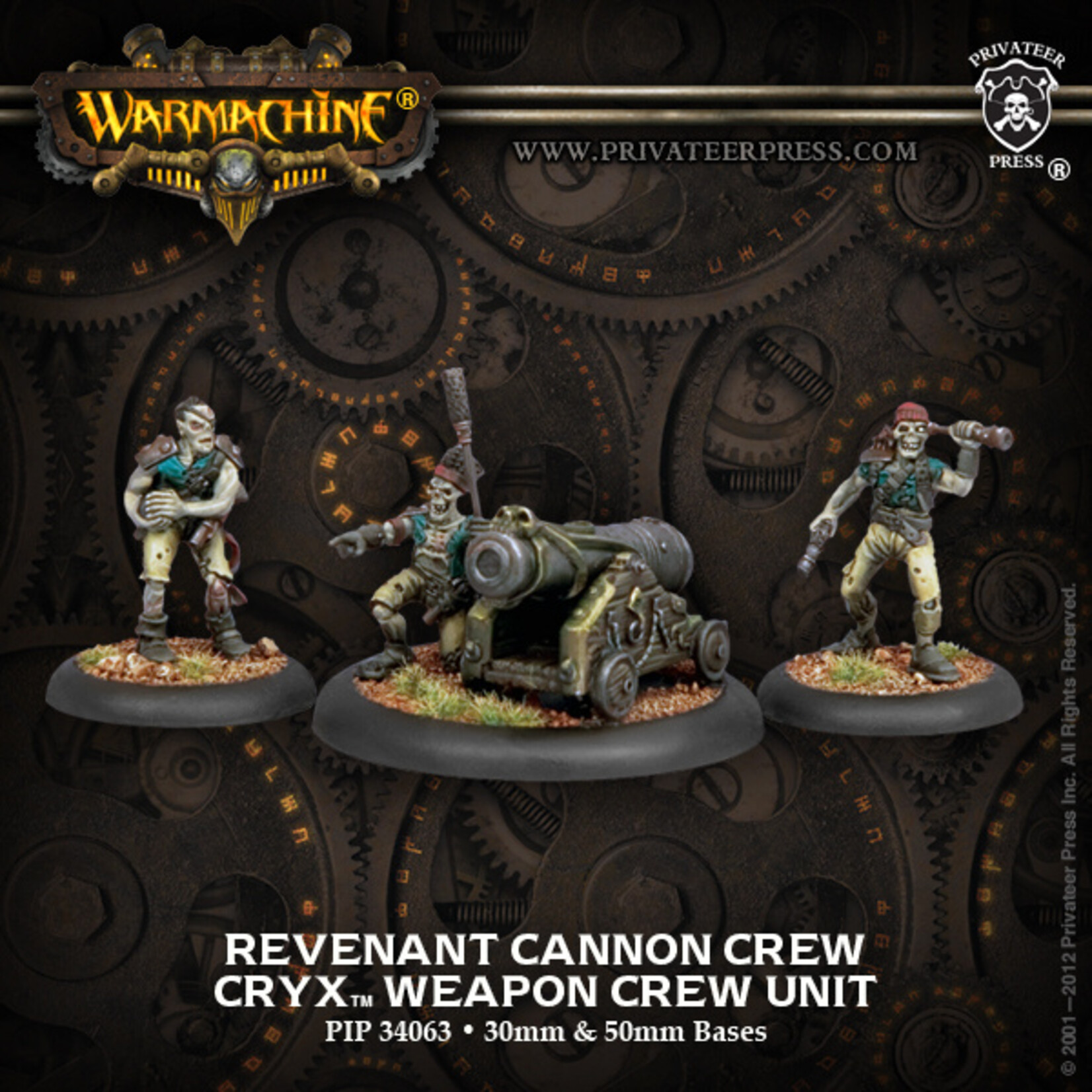 Privateer Press Revenant Cannon Crew