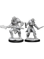 Wizkids D&D Nolzur's Marvelous Miniatures Bugbear Barbarian Male & Bugbear Rogue Female