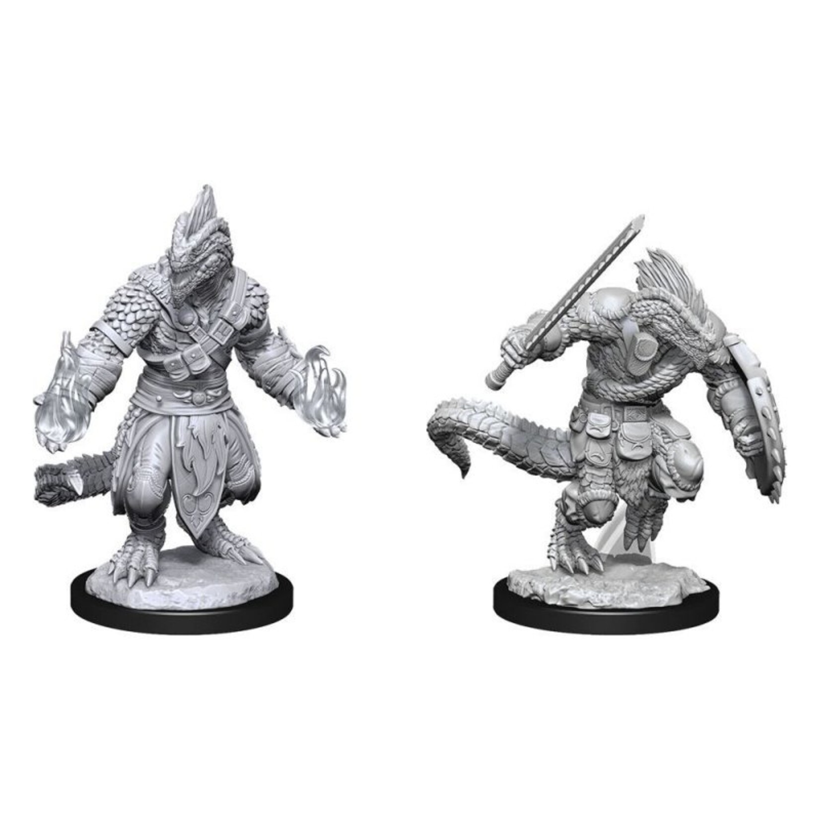 Wizkids D&D Nolzur's Marvelous Miniatures Lizardfolk Barbarian & Cleric