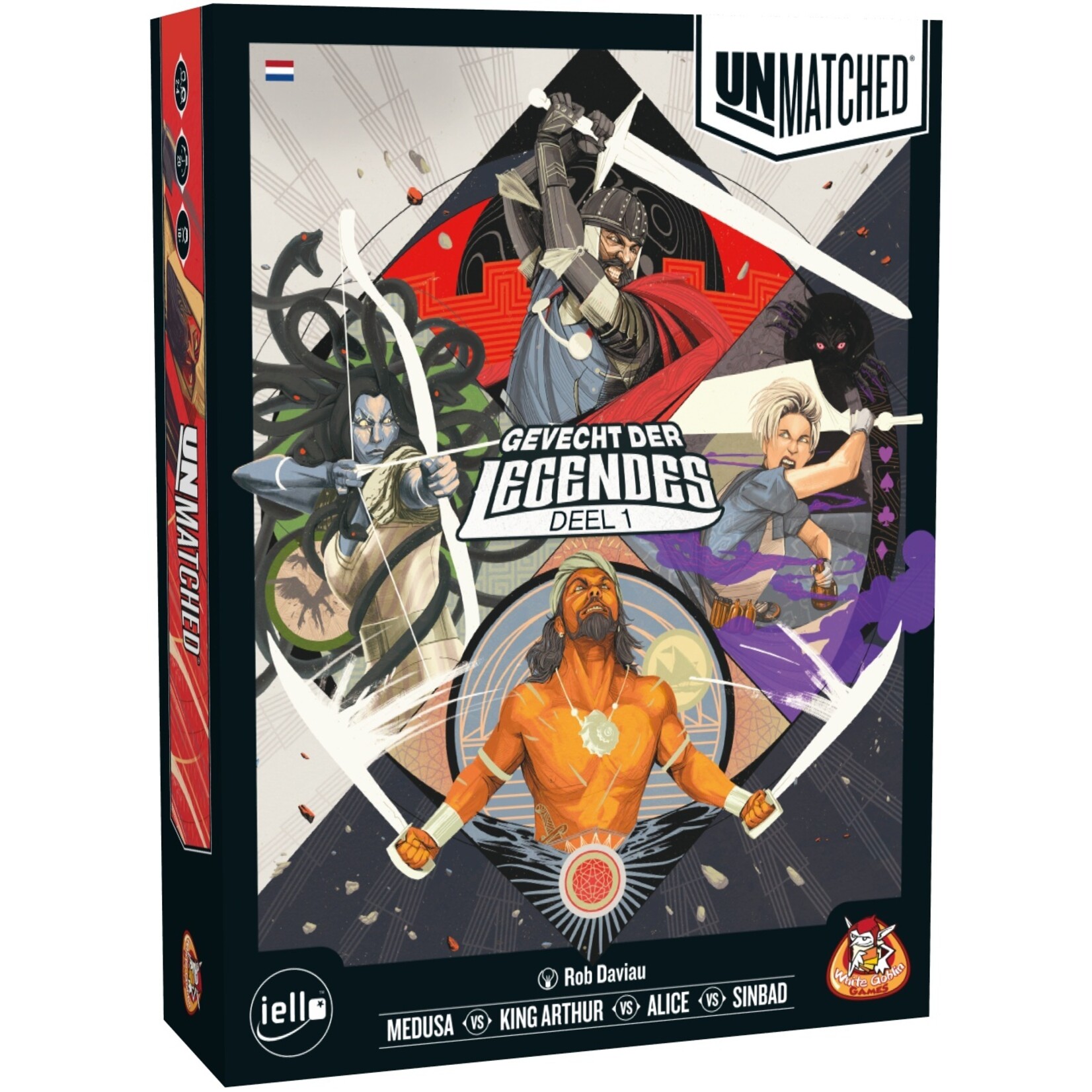 White Goblin Games Unmatched: Gevecht der Legendes Deel 1 (NL) **