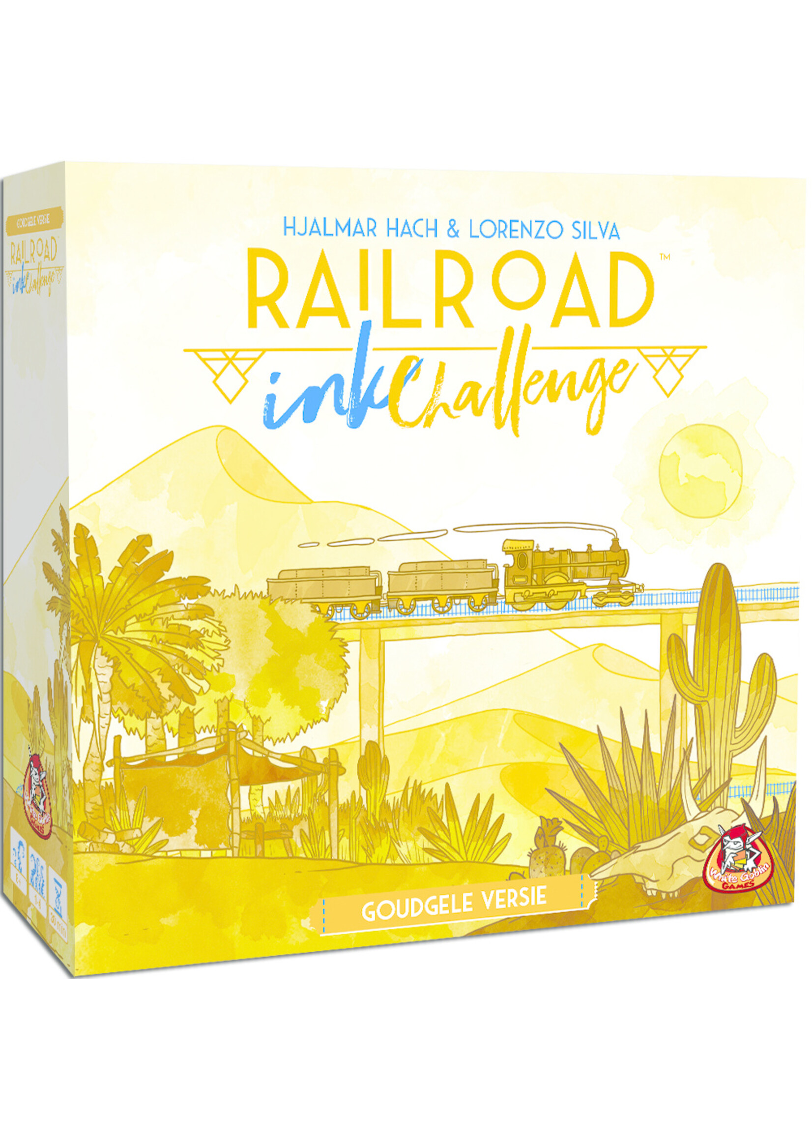 White Goblin Games Railroad Ink Challenge: Goudgeel (NL)
