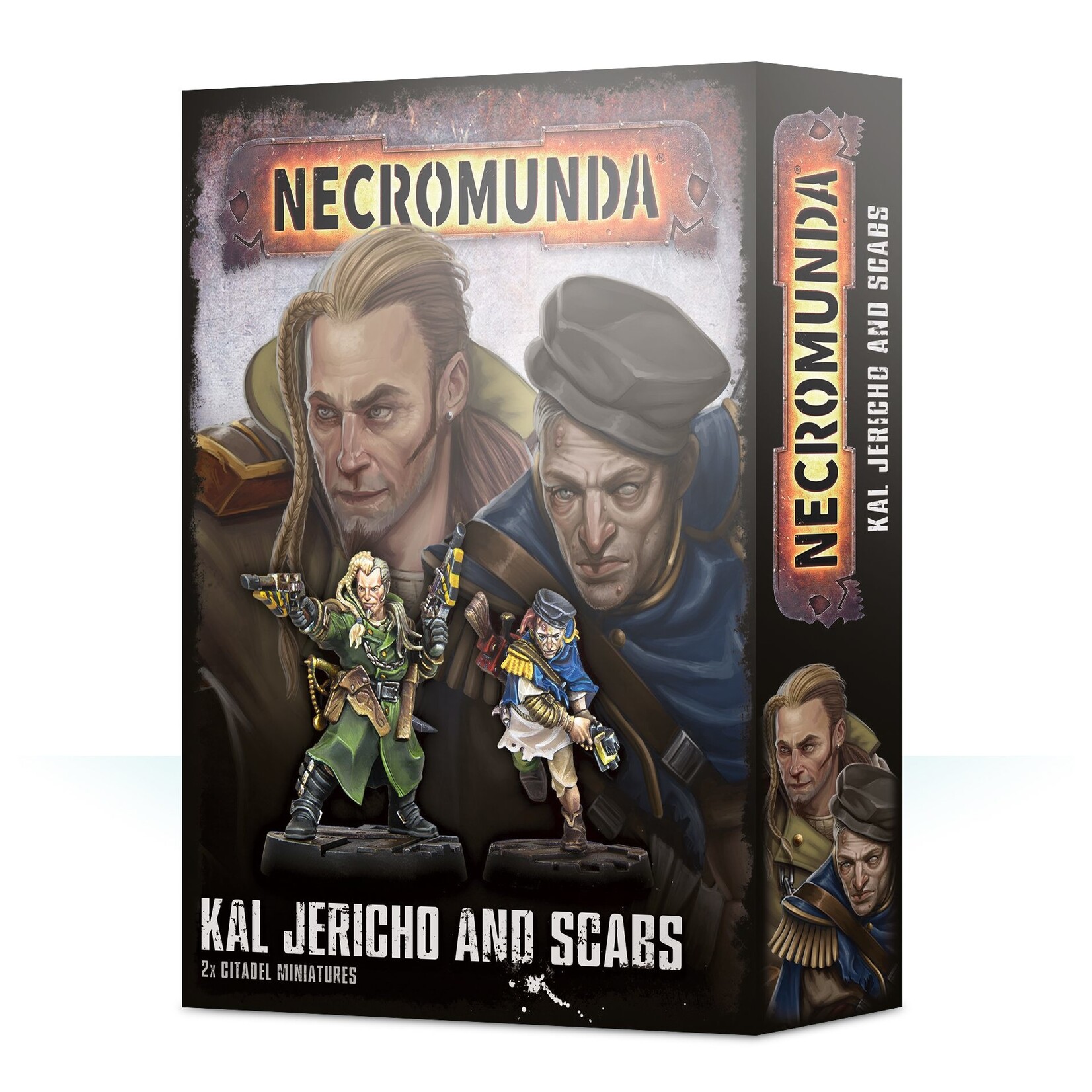 Games Workshop Necromunda Kal Jericho and Scabs