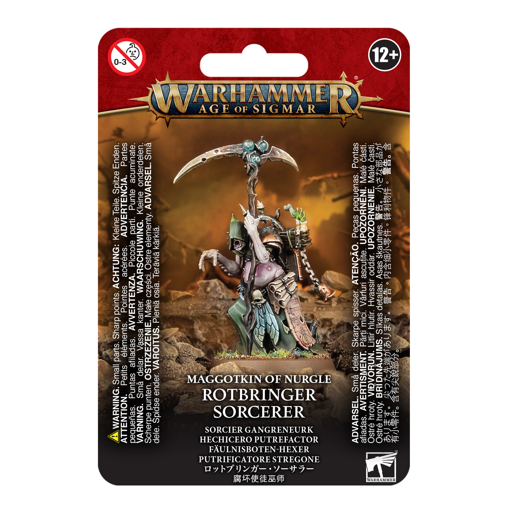 Games Workshop Maggotkin of Nurgle Rotbringer Sorcerer