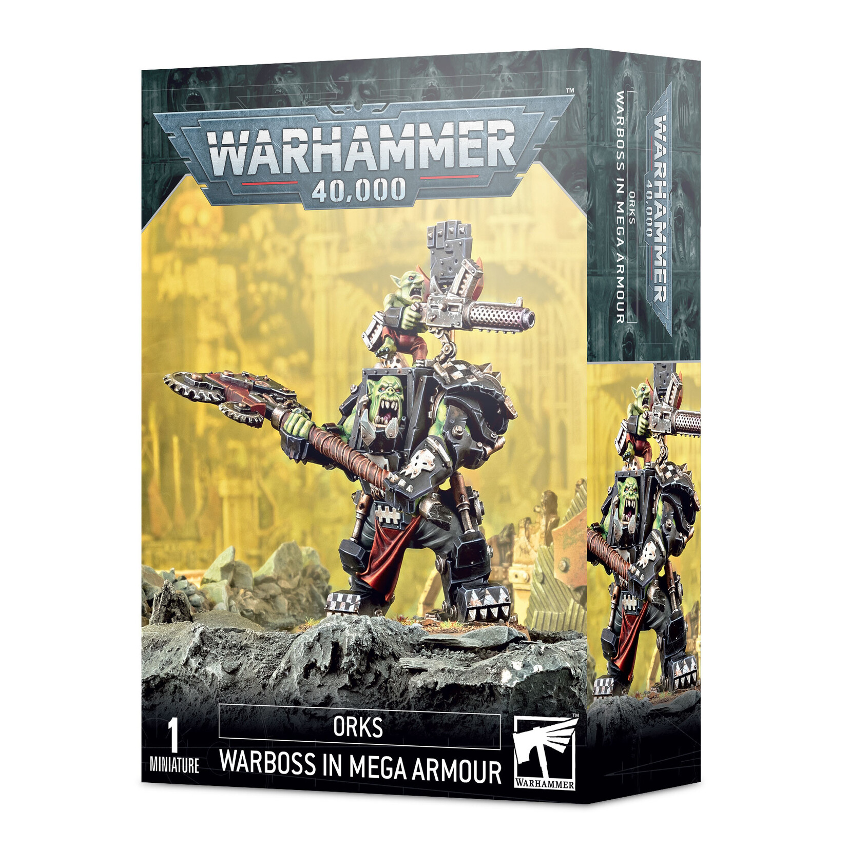 Games Workshop Orks Warboss in Mega Armour