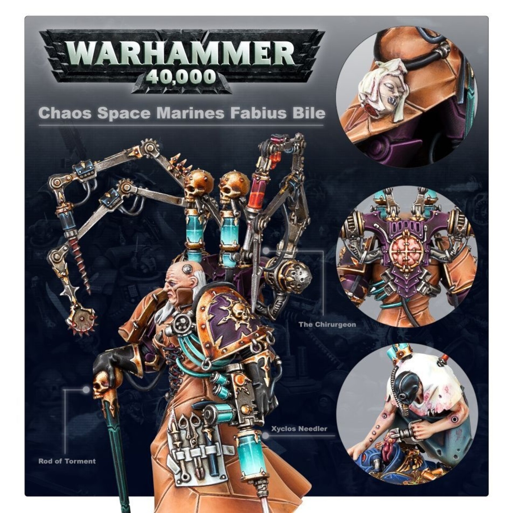 Games Workshop Chaos Space Marines Fabius Bile