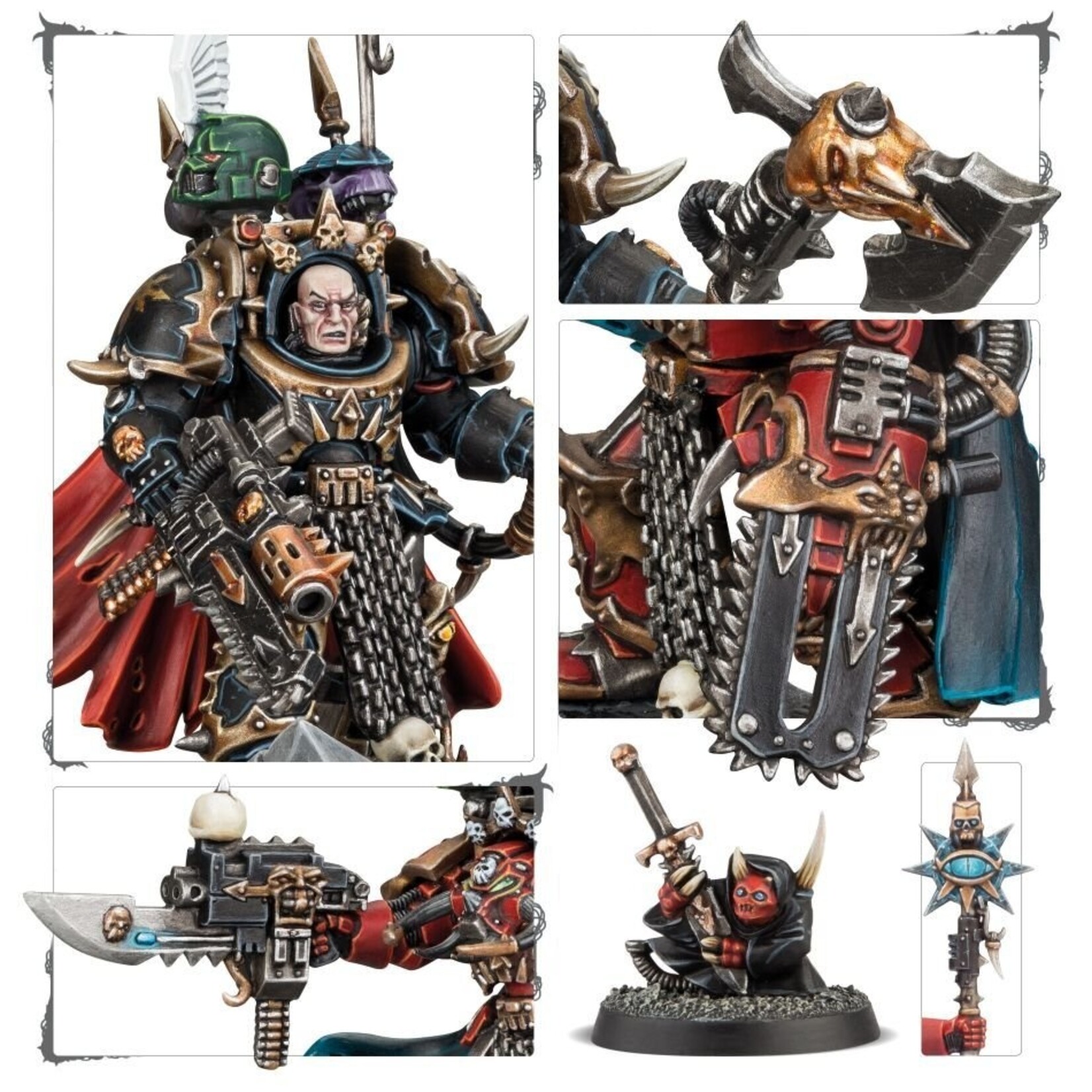 Games Workshop Chaos Space Marines Terminator Lord/ Terminator Sorcerer