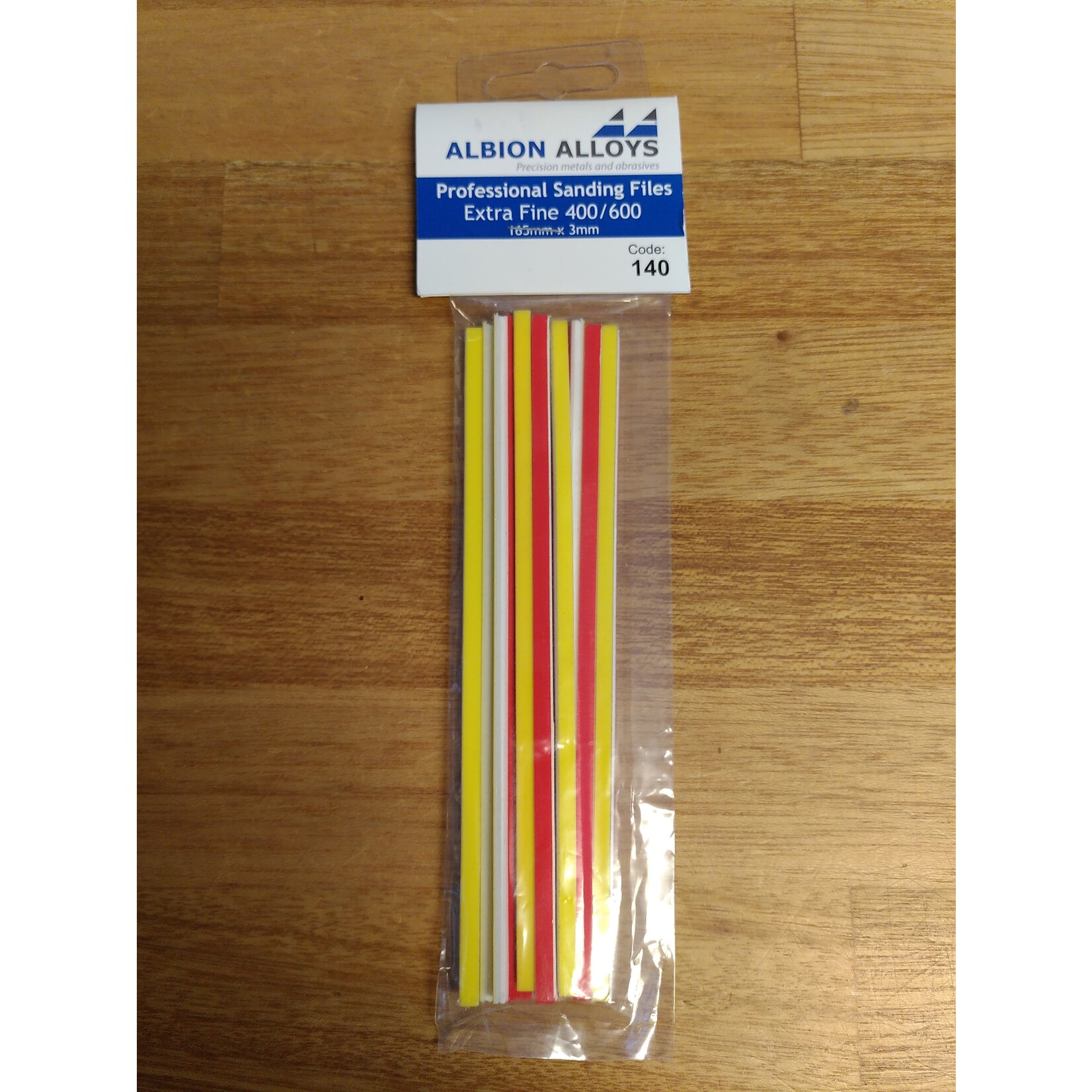 Albion Alloys Professional Sanding Stick Files Extra Fine 400/600