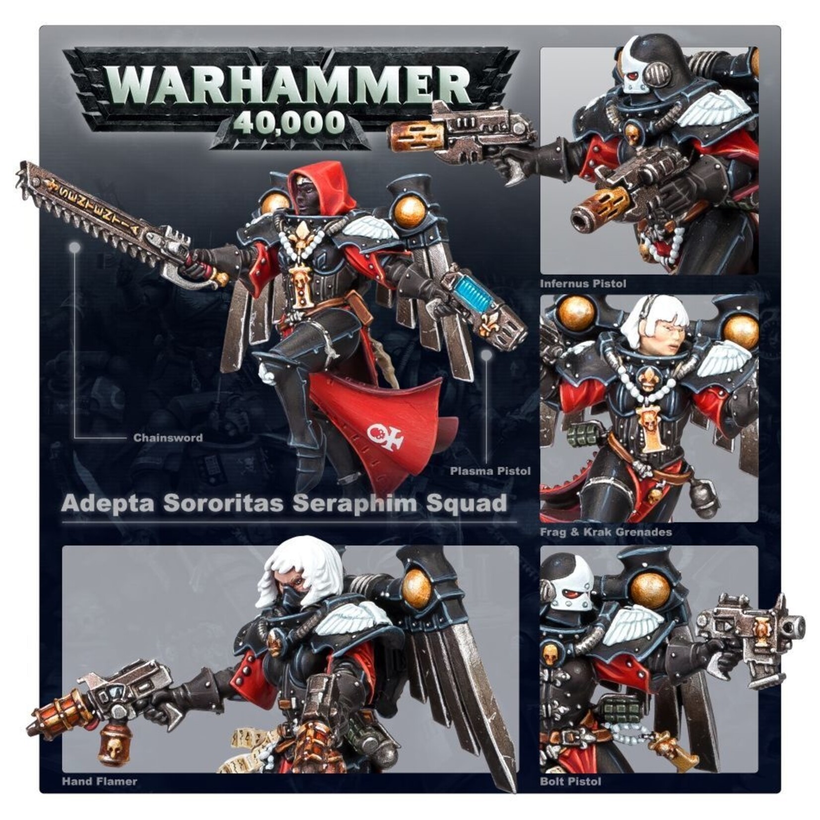 Games Workshop Adepta Sororitas Seraphim/ Zephyrim Squad