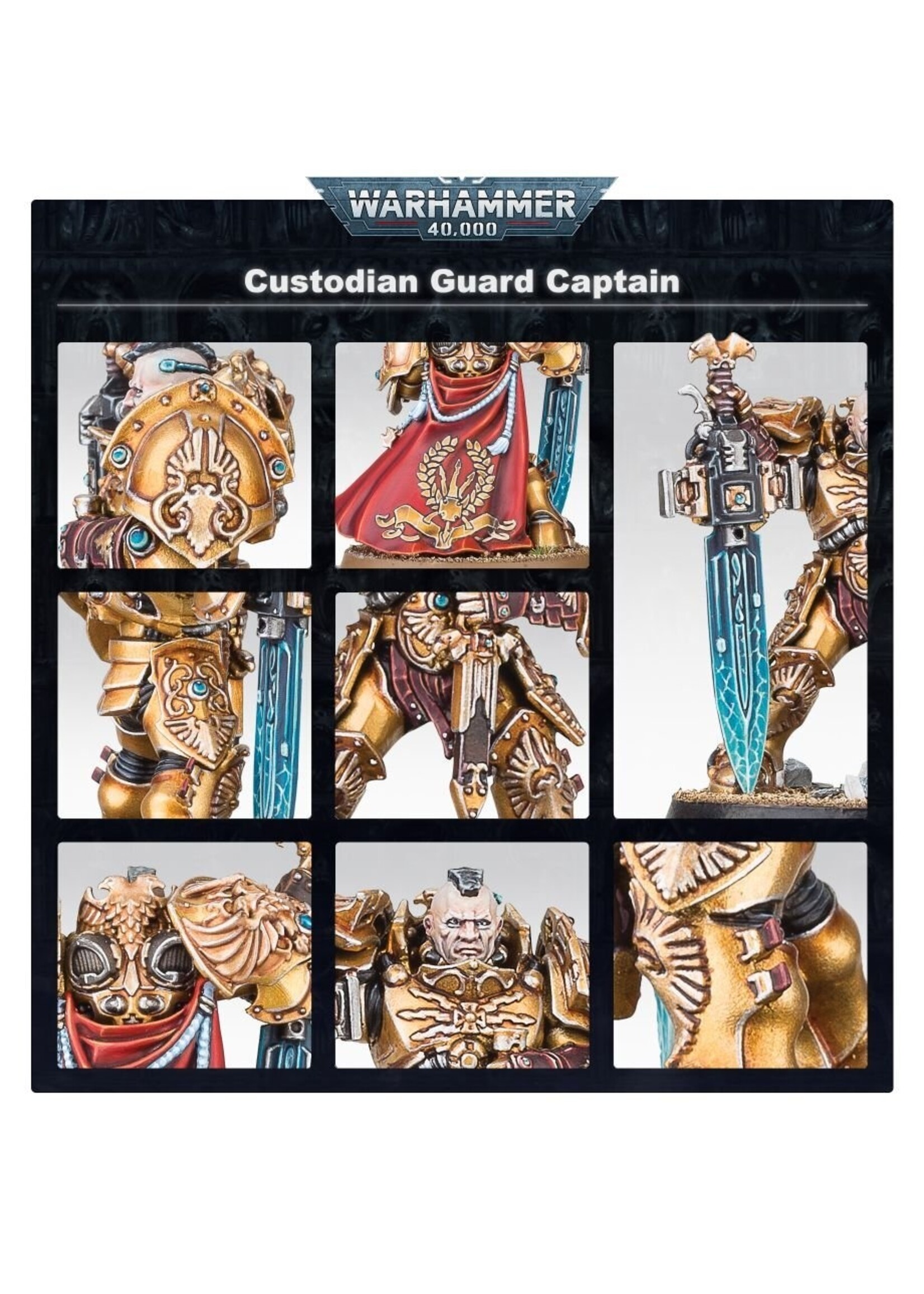Games Workshop Adeptus Custodes Custodian Guard Squad