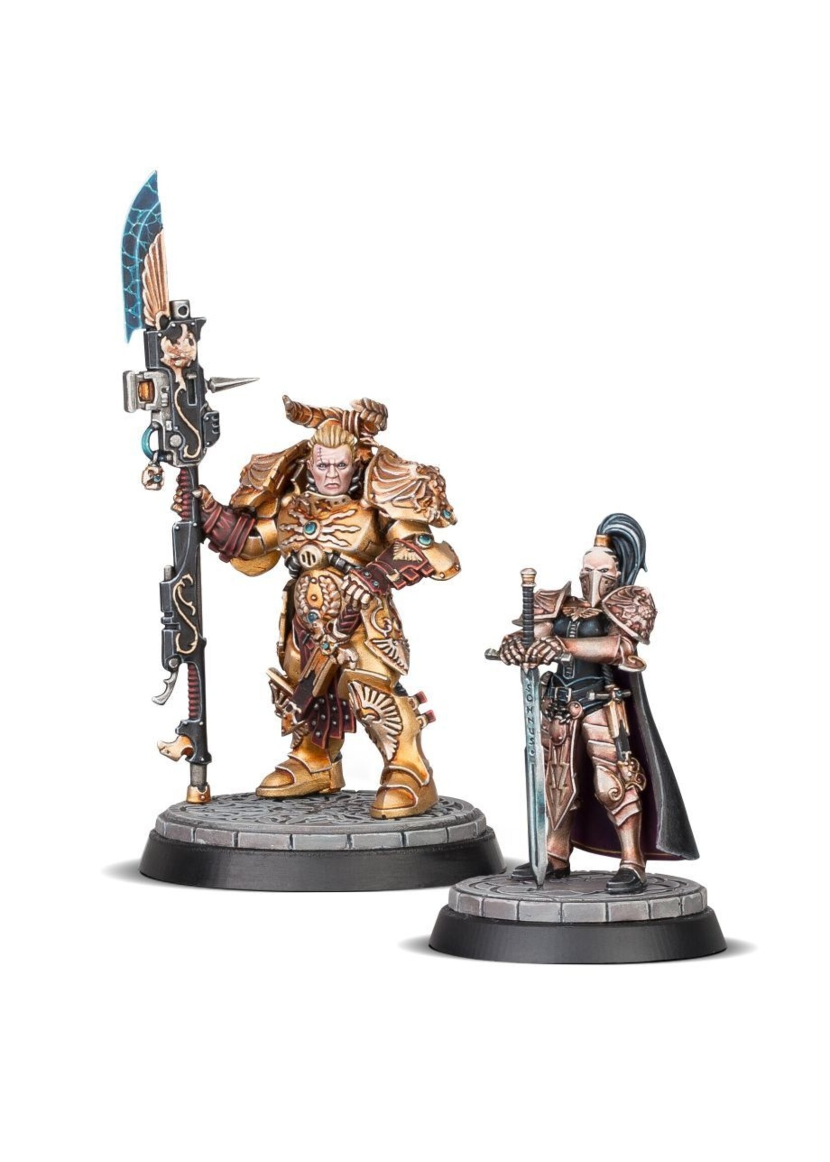 Games Workshop Adeptus Custodes Valerian and Aleya