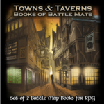 Loke Battlemats Towns & Taverns Books of Battle Mats (EN)