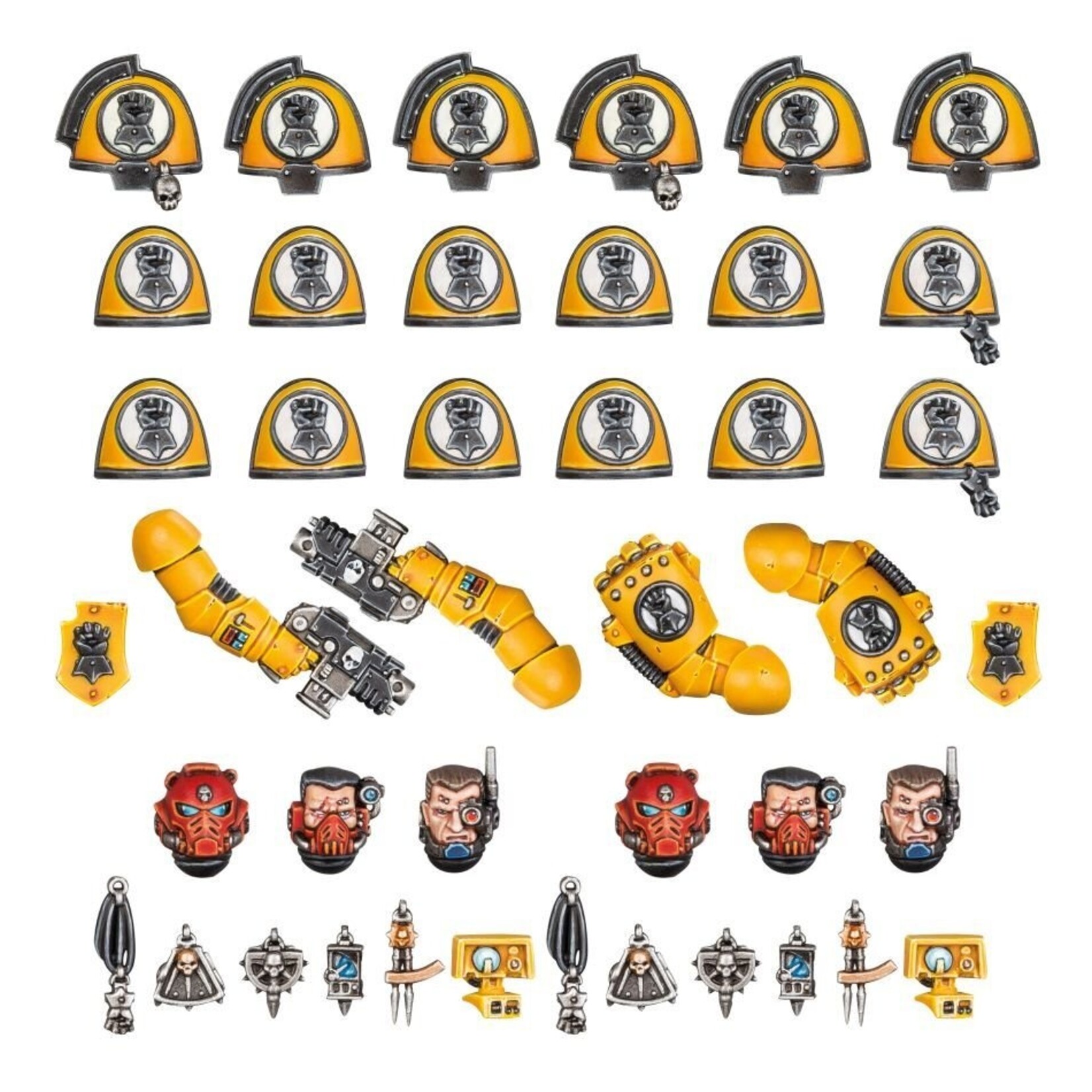 Games Workshop Space Marines Imperial Fists Primaris Upgrades & Transfers