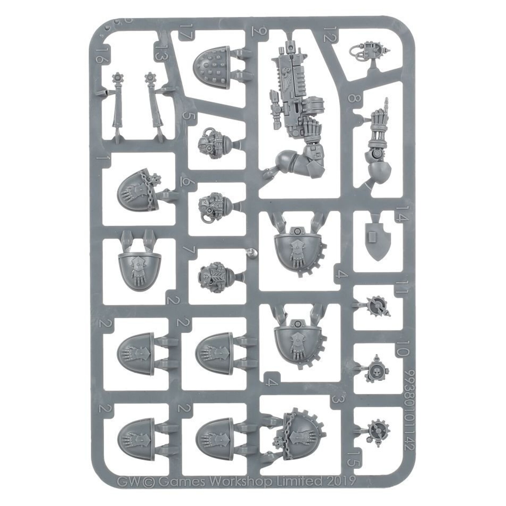 Games Workshop Space Marines Iron Hands Primaris Upgrades & Transfers