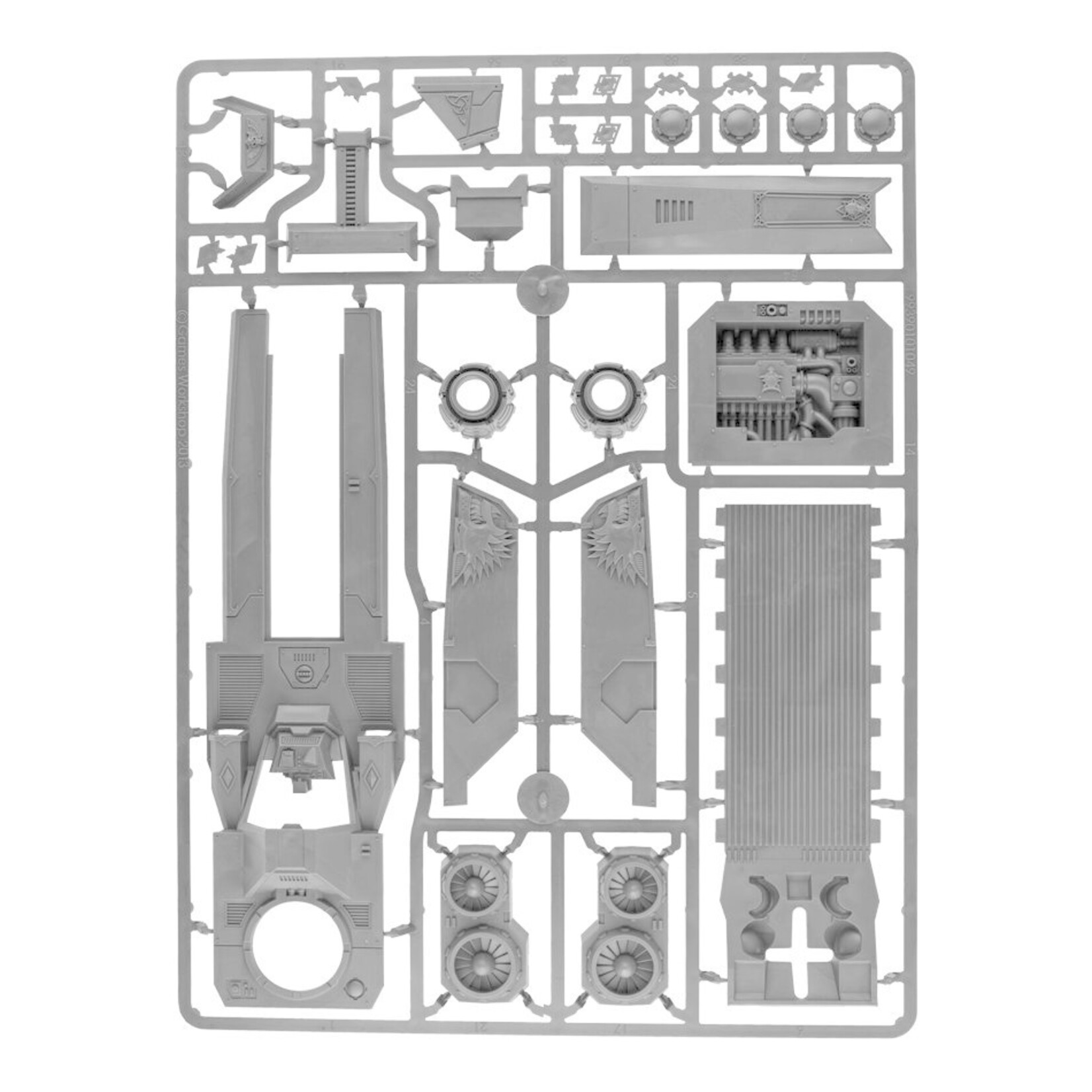 Games Workshop Space Wolves Stormfang Gunship