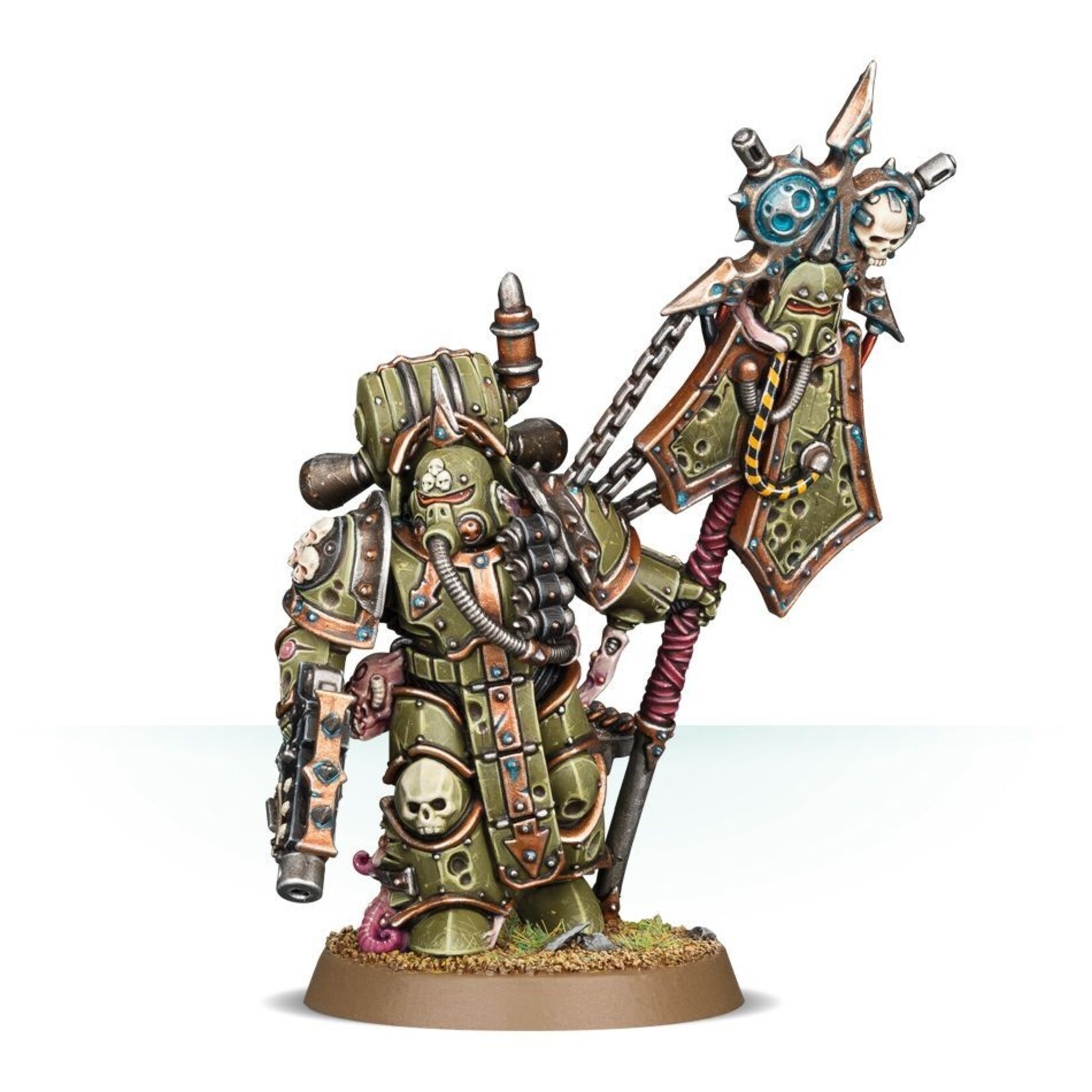 Games Workshop Death Guard Plague Marine Icon Bearer