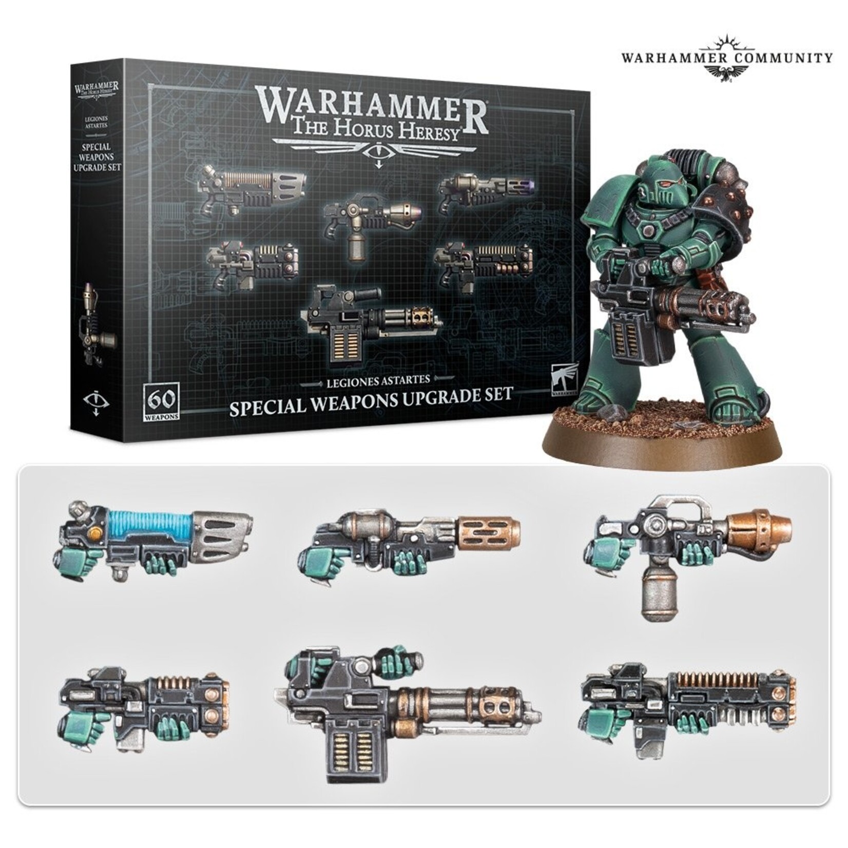 Games Workshop Horus Heresy: Legiones Astartes Special Weapons Upgrade Set