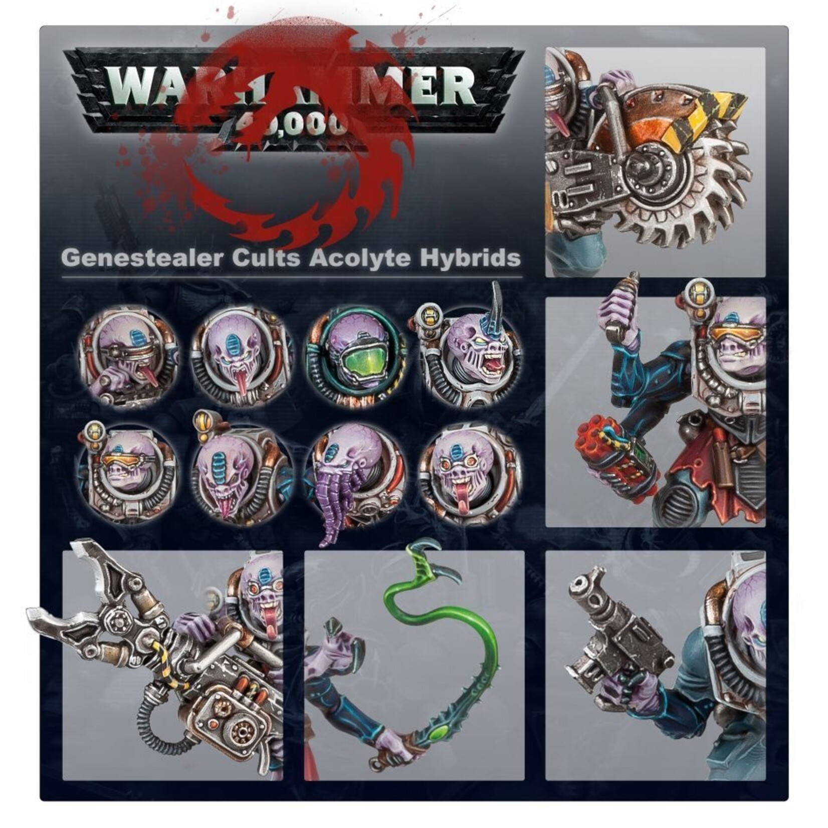 Games Workshop Genestealer Cults Acolyte Hybrids