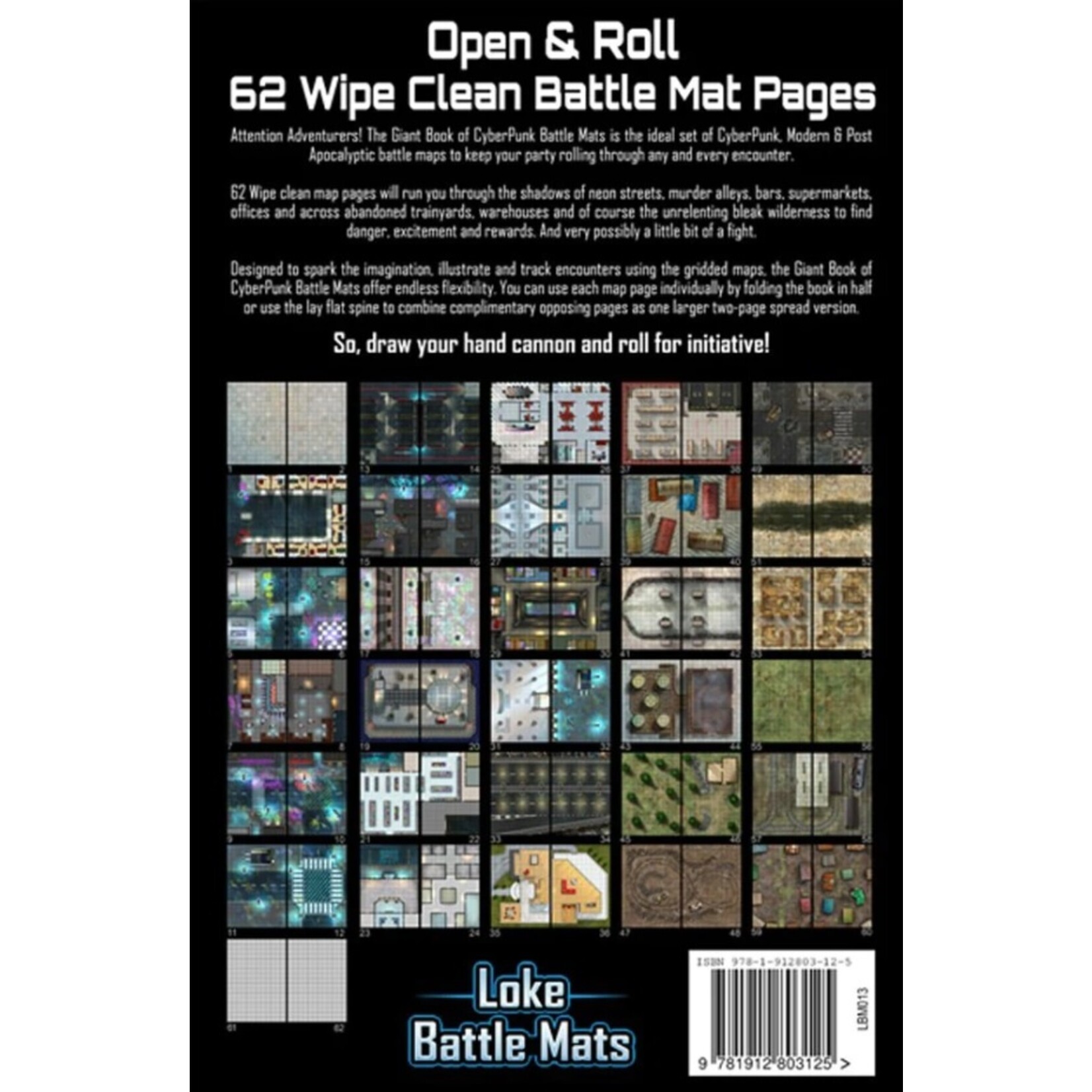 Loke Battlemats Giant Book of Cyberpunk Battle Mats (EN) **