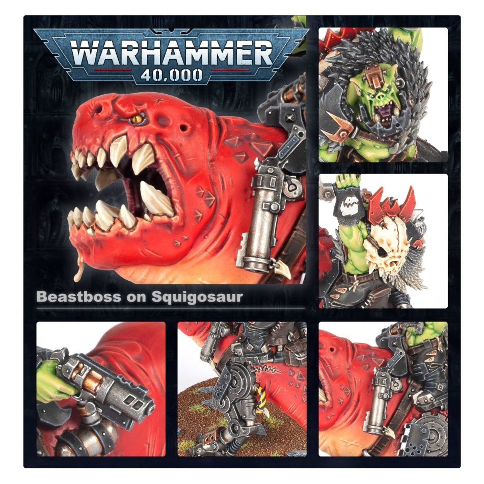 Games Workshop Orks Mozrog Skragbad / Beastboss on Squigosaur