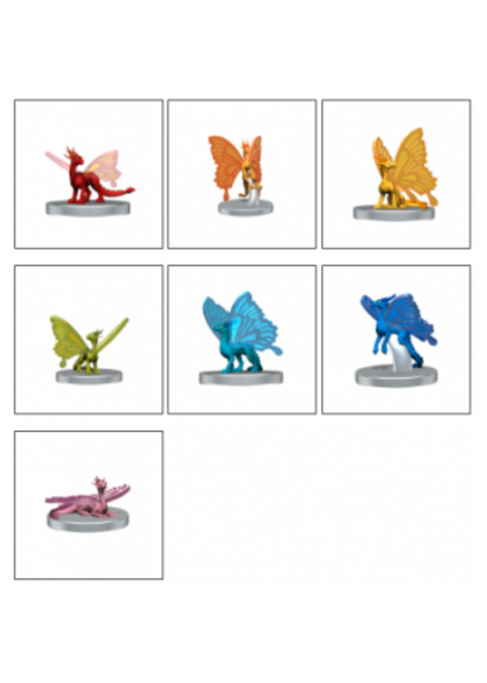 Wizkids D&D Icons of the Realms Pride of Faerie Dragons