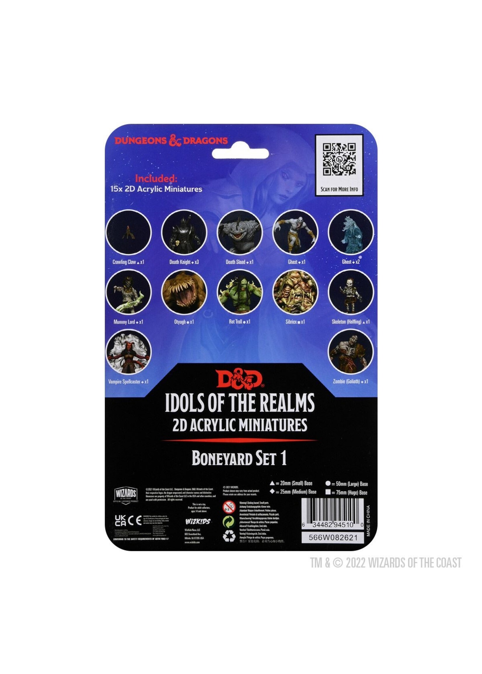 Wizkids D&D Idols of the Realms 2D Boneyard Set 1