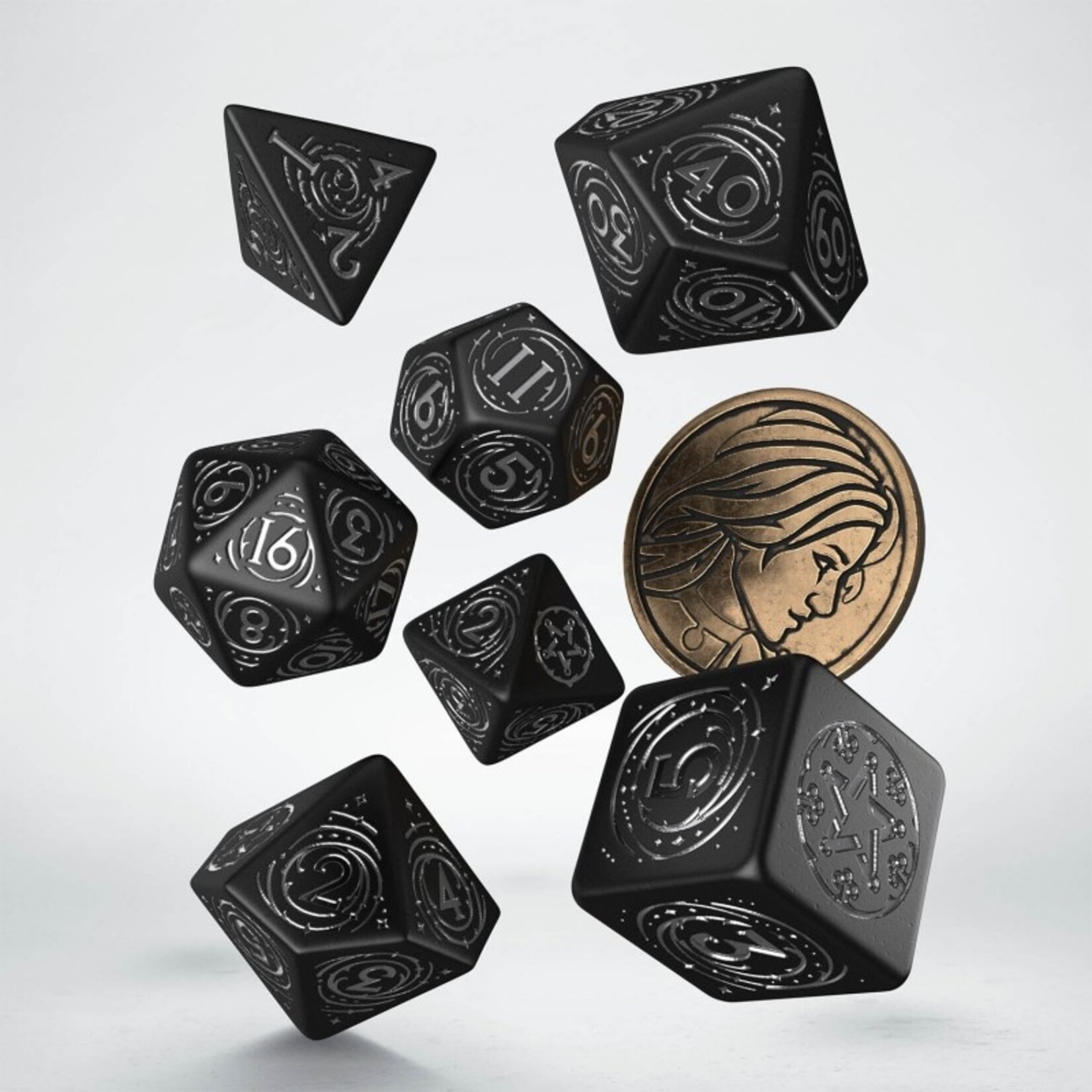 Q-Workshop The Witcher: Yennefer the Obsidian Star Dice Set
