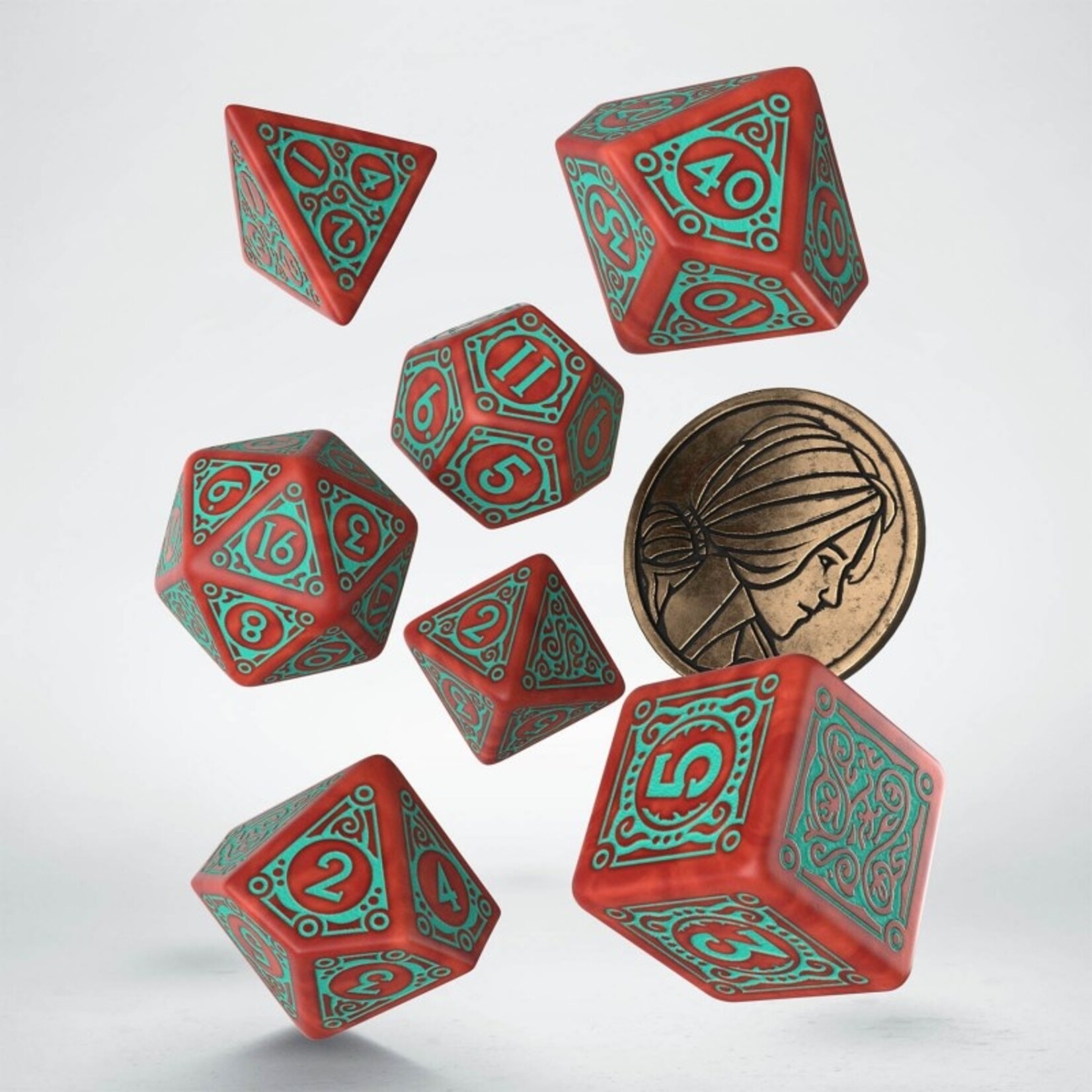 Q-Workshop The Witcher: Triss Merigold the Fearless Dice Set