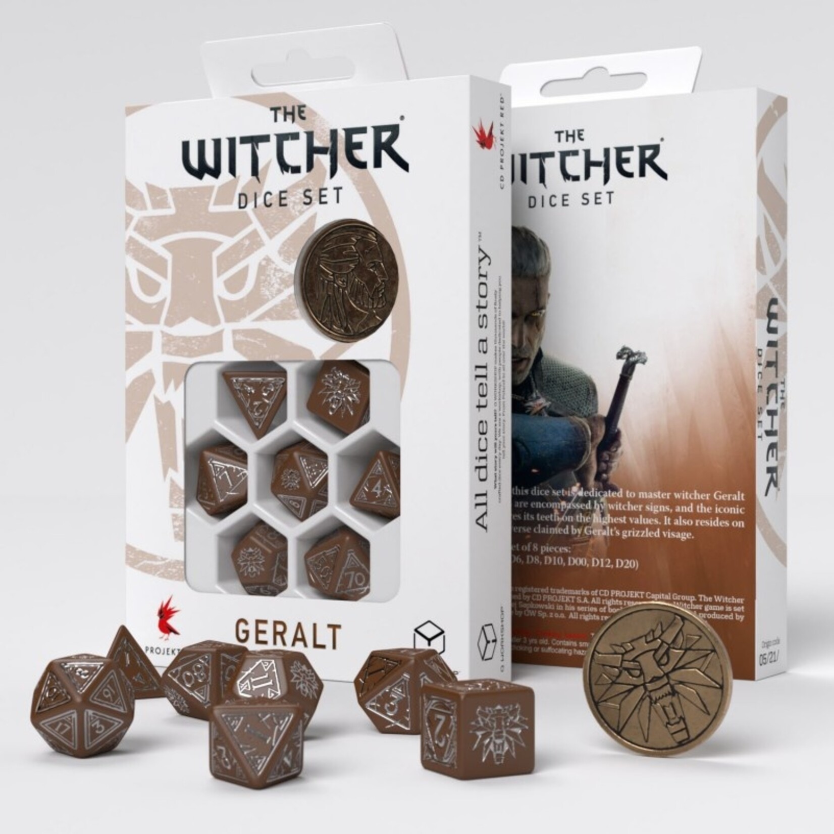 Q-Workshop The Witcher: Geralt Roach's Companion Dice Set