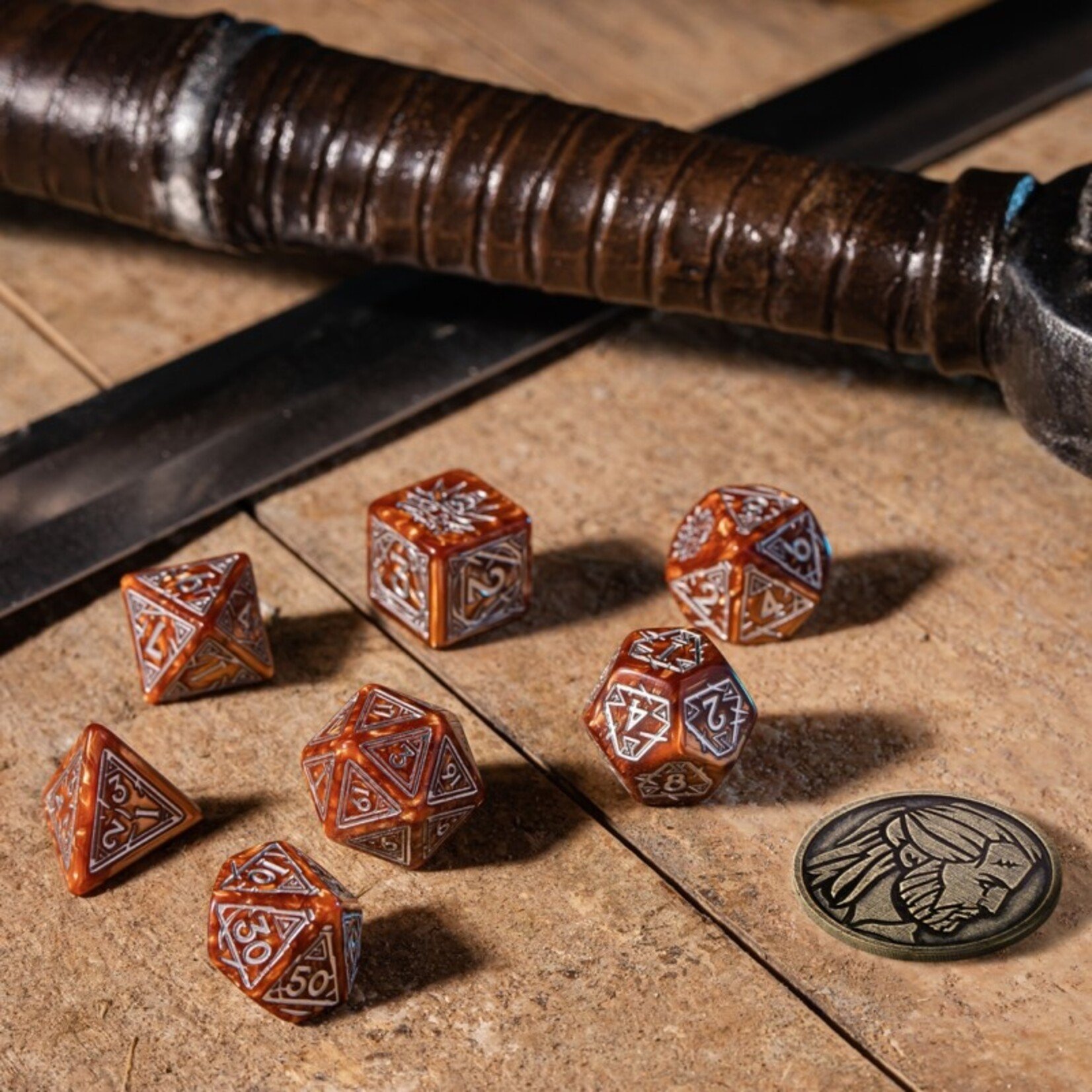 Q-Workshop The Witcher: Geralt The Monster Slayer Dice Set