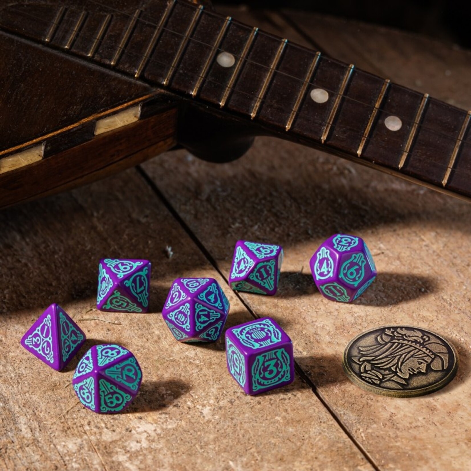 Q-Workshop The Witcher: Dandelion Half a Century of Poetry Dice Set