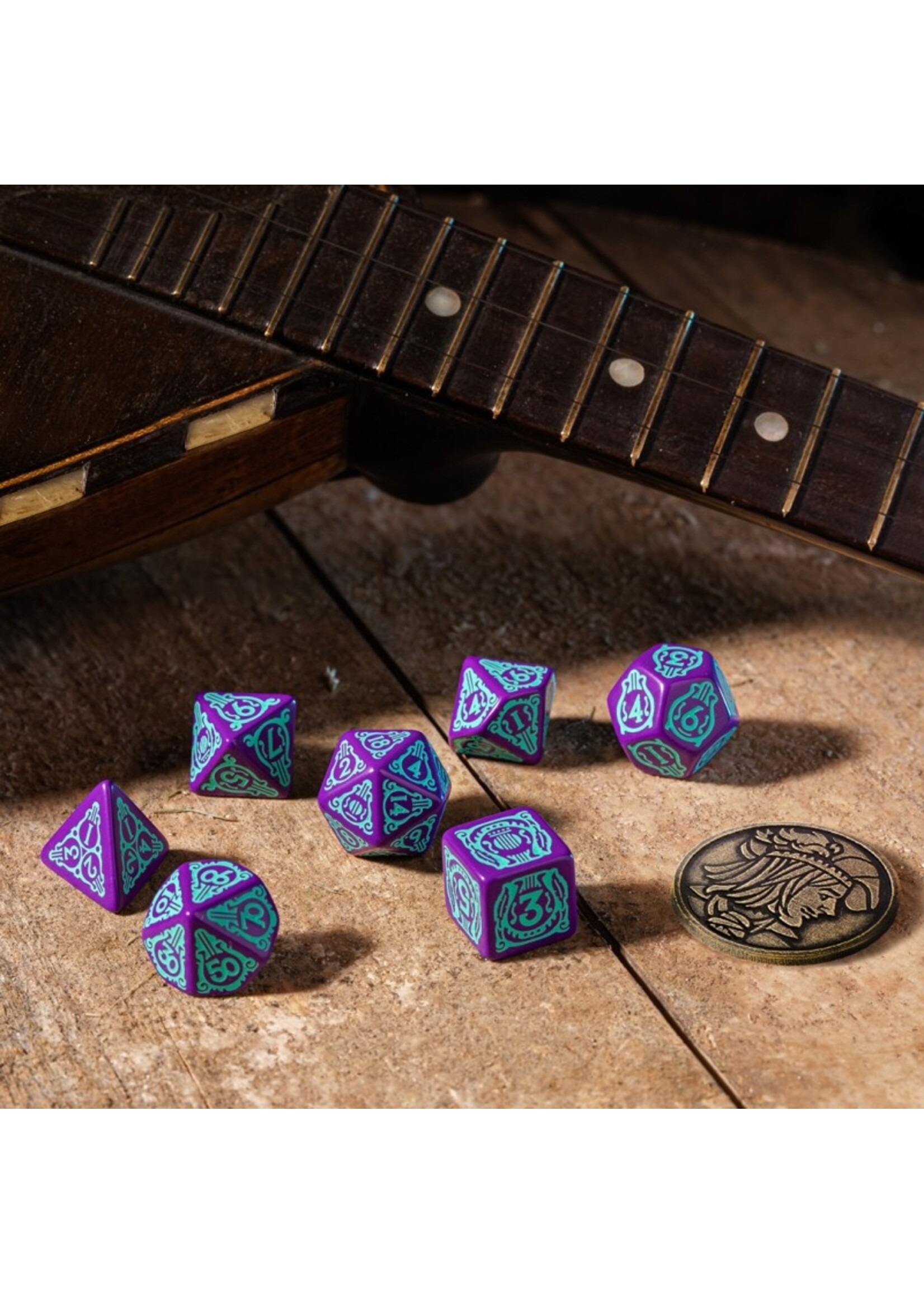 Q-Workshop The Witcher: Dandelion Half a Century of Poetry Dice Set **
