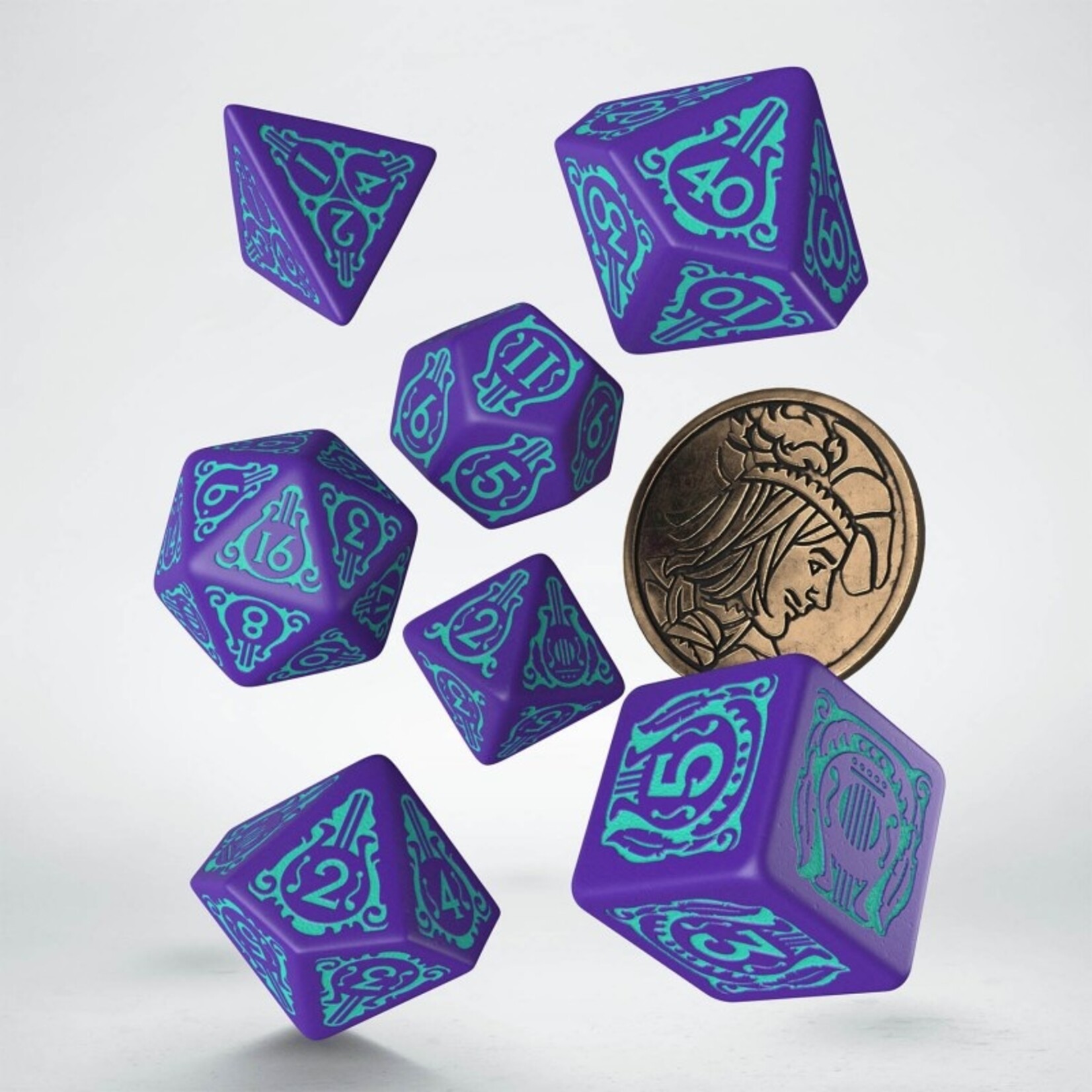 Q-Workshop The Witcher: Dandelion Half a Century of Poetry Dice Set