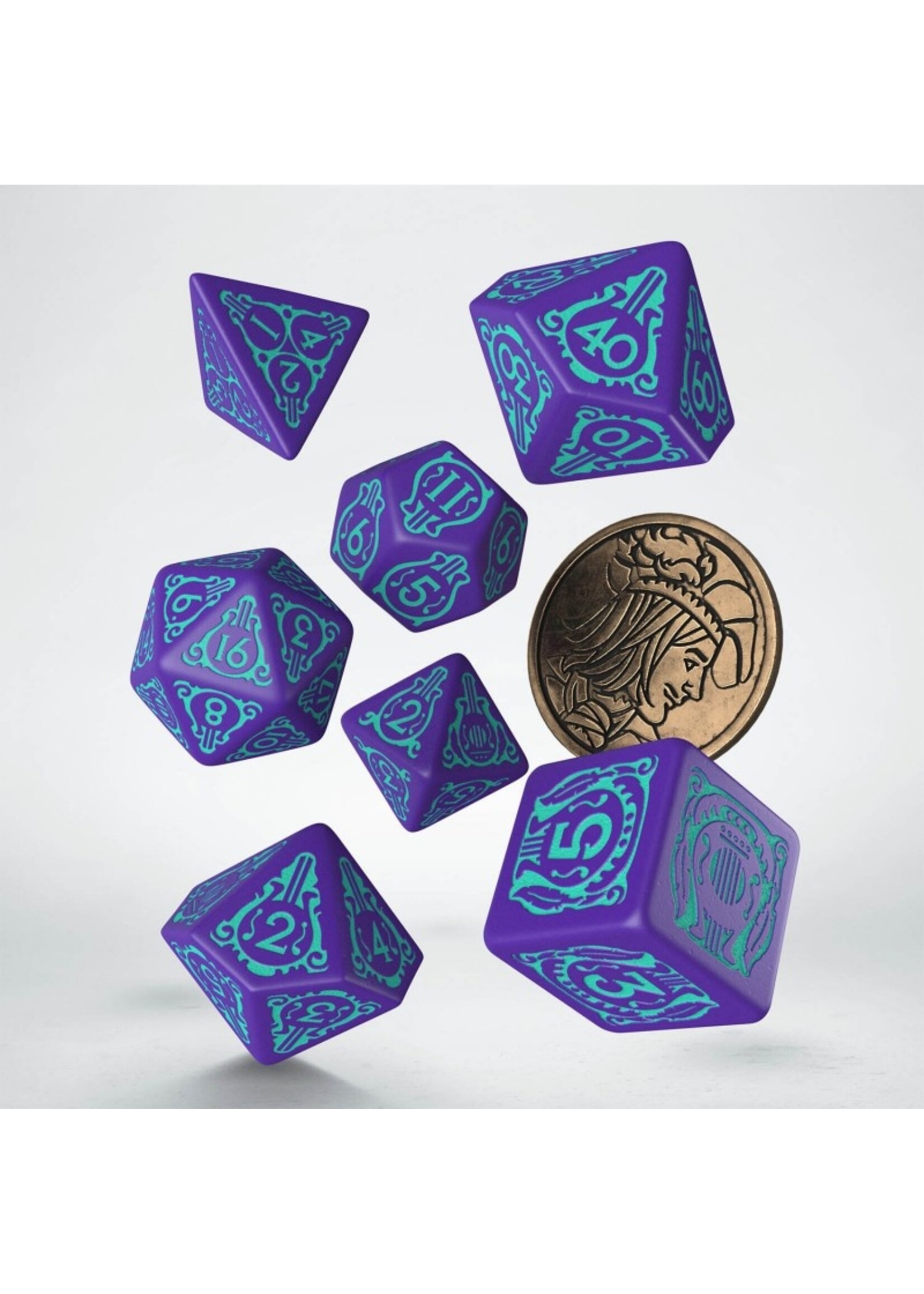 Q-Workshop The Witcher: Dandelion Half a Century of Poetry Dice Set **