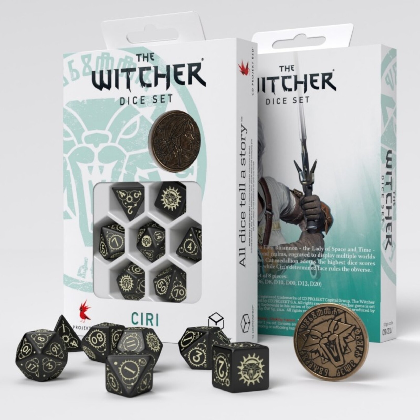 Q-Workshop The Witcher: Ciri the Zireael Dice Set