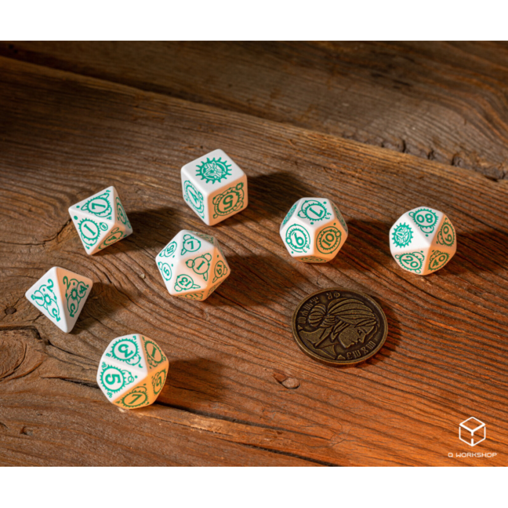 Q-Workshop The Witcher: Ciri the Law of Surprise Dice Set