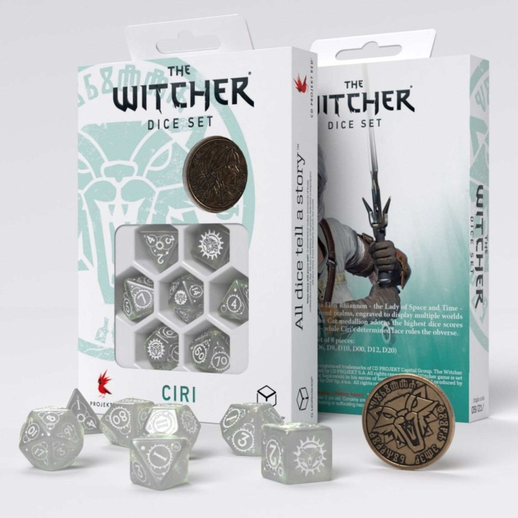 Q-Workshop The Witcher: Ciri the Lady of Space and Time Dice Set
