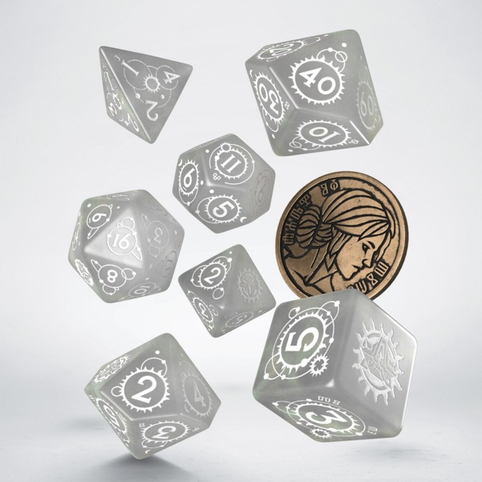 Q-Workshop The Witcher: Ciri the Lady of Space and Time Dice Set