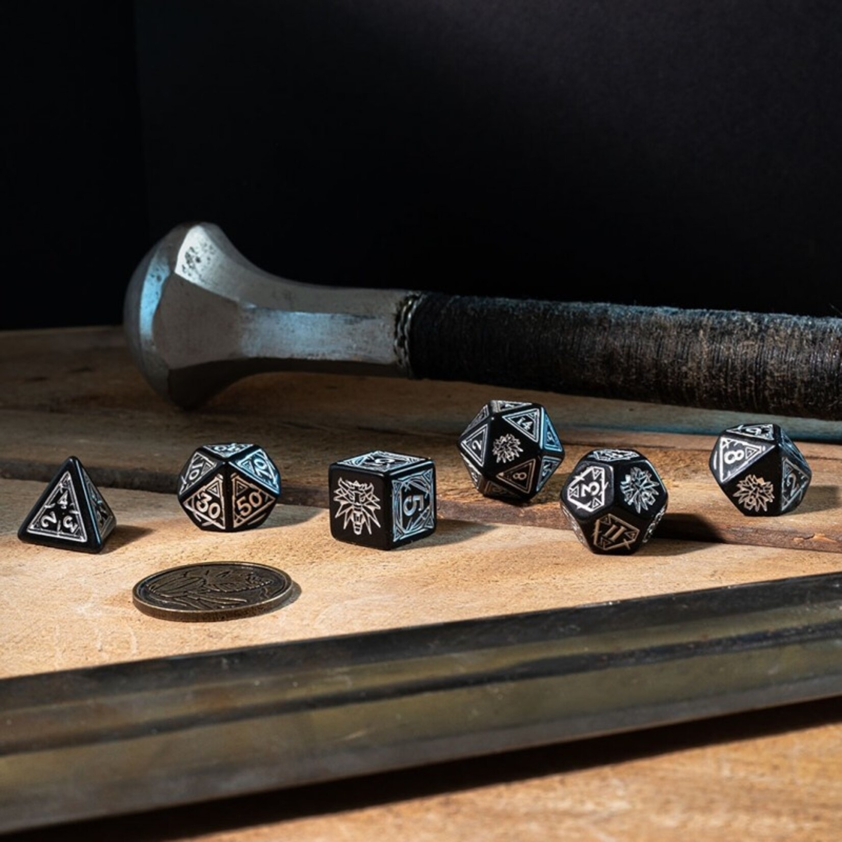 Q-Workshop The Witcher: Geralt the Silver Sword Dice Set