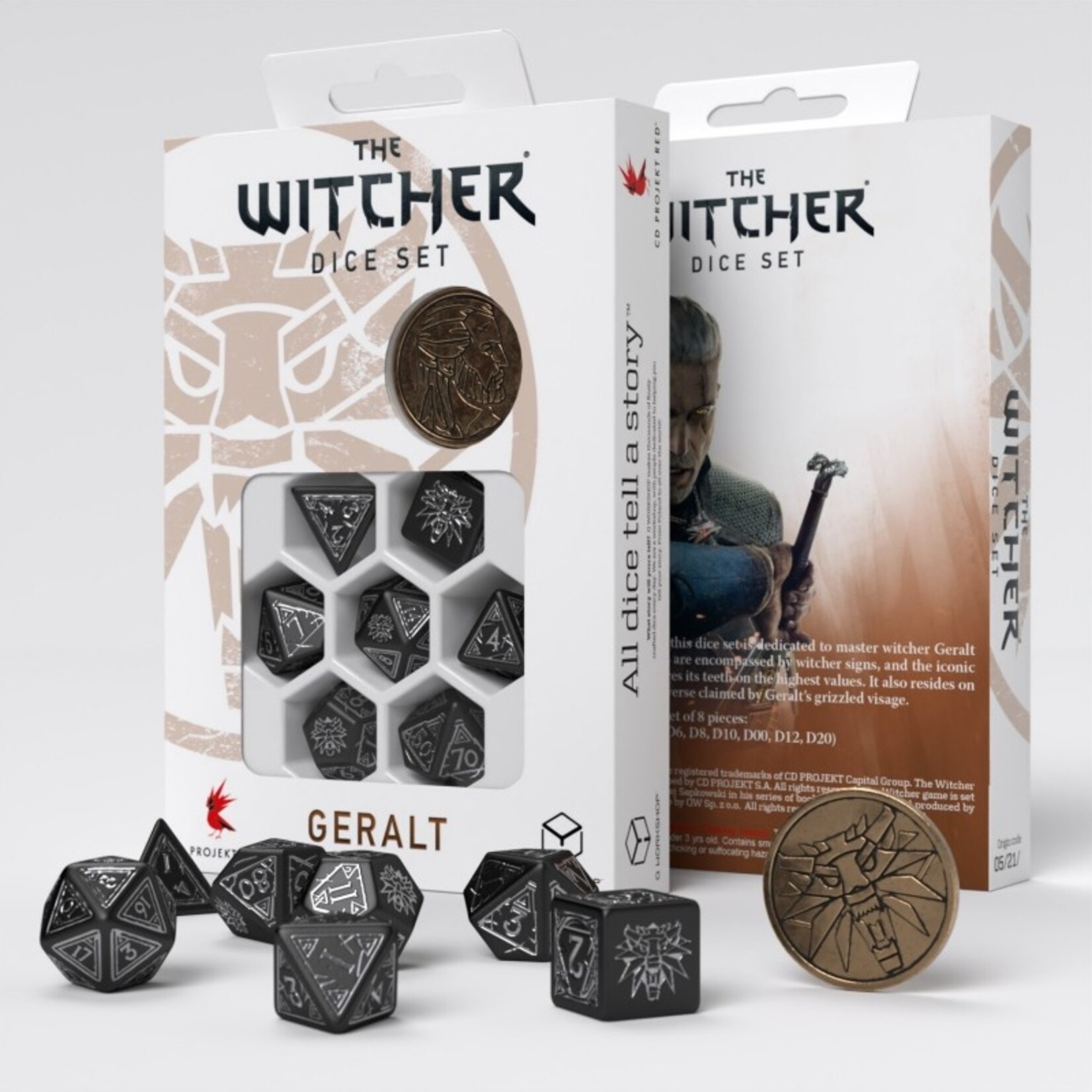 Q-Workshop The Witcher: Geralt the Silver Sword Dice Set