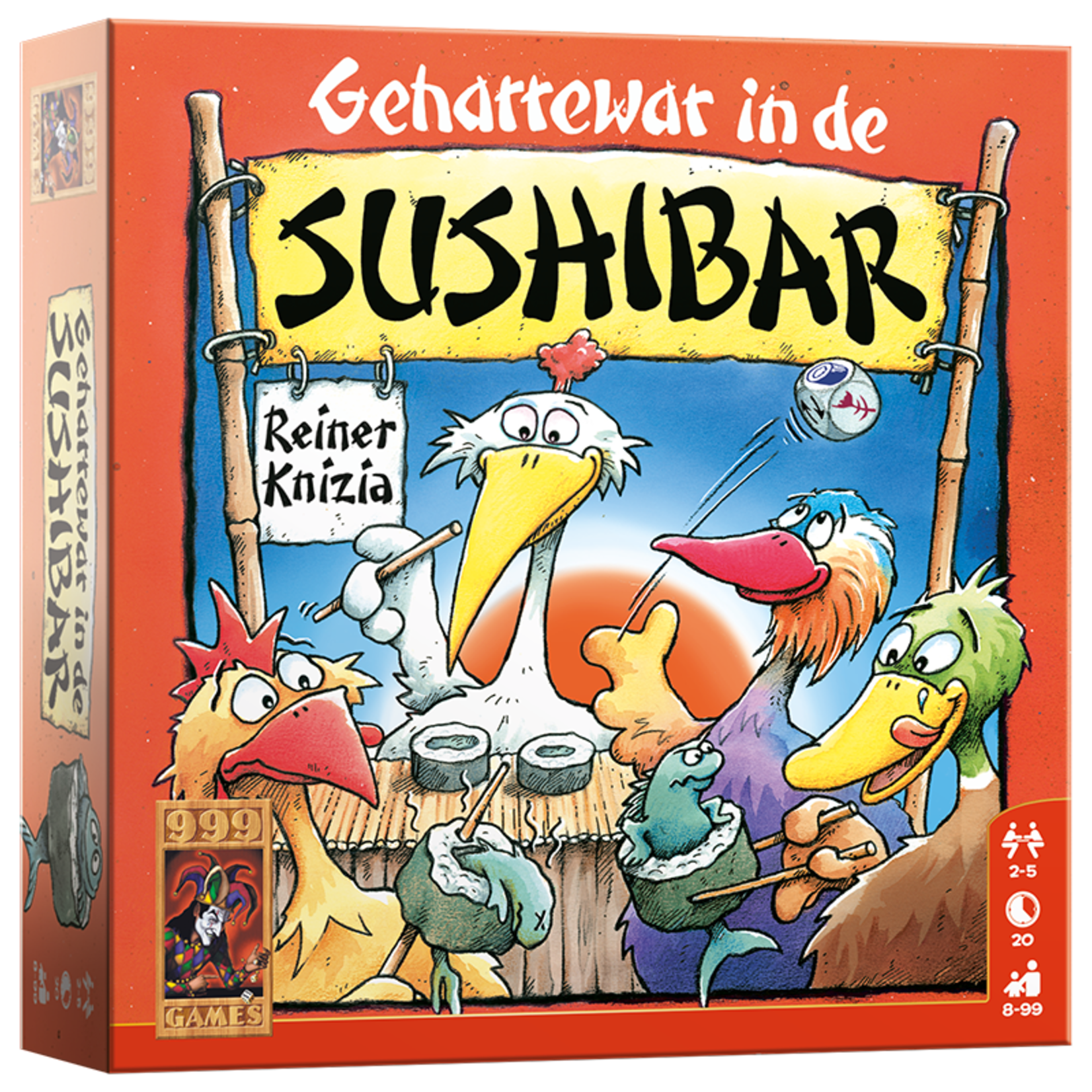 999-Games Geharrewar in de Sushibar (NL)