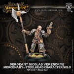 Privateer Press Mercenaries Steelhead Character Solo Sgt. Nicolas Verendrye