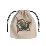 Q-Workshop Call of Cthulhu Beige & Multicolor Dice Bag