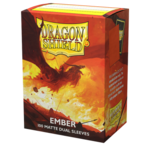 Dragonshield Dragonshield Box 100 Dual Matte Sleeves  'Ember'