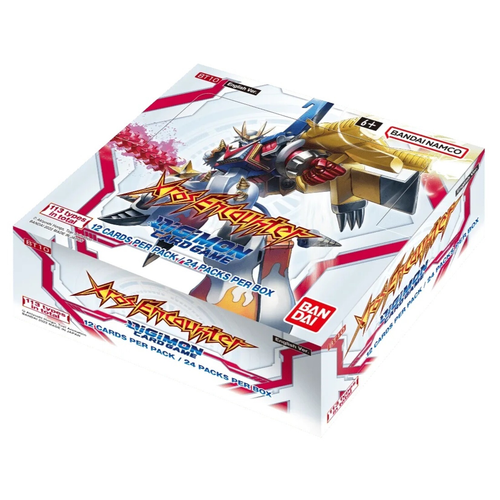 Bandai Digimon BT10 Xros Encounter Booster Box (EN)