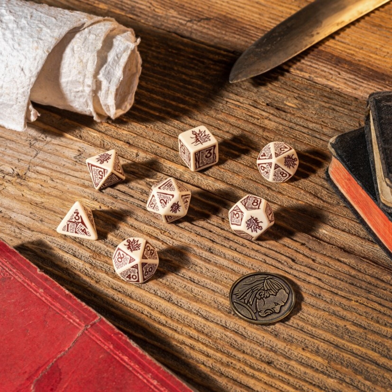 Q-Workshop The Witcher: Vesemir The Old Wolf Dice Set