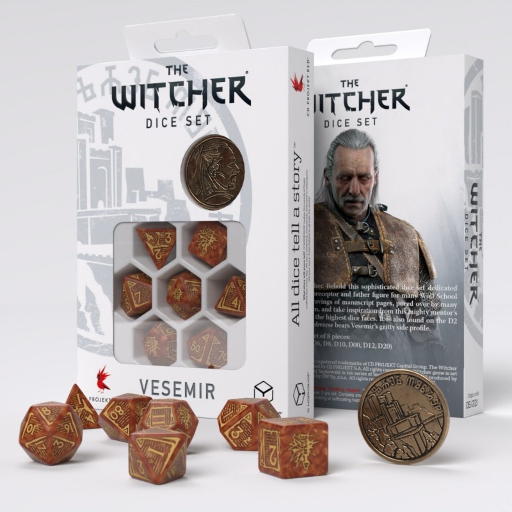 Q-Workshop The Witcher: Vesemir The Wise Witcher Dice Set
